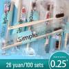 Disposable Toothbrush with Toothpaste Set