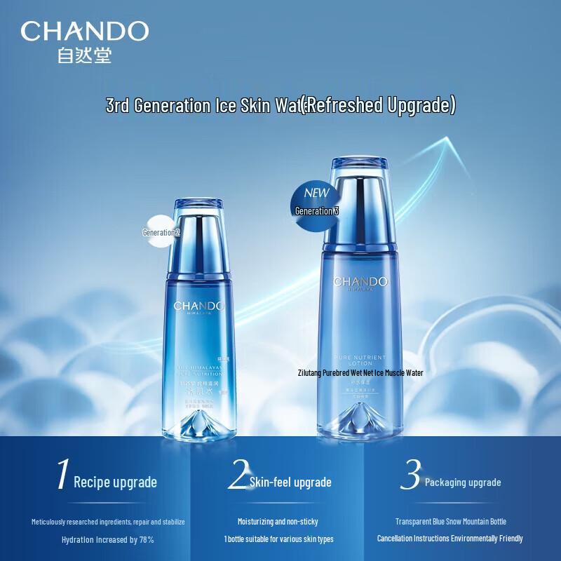 CHANDO Pure Hydrating Glacier Water