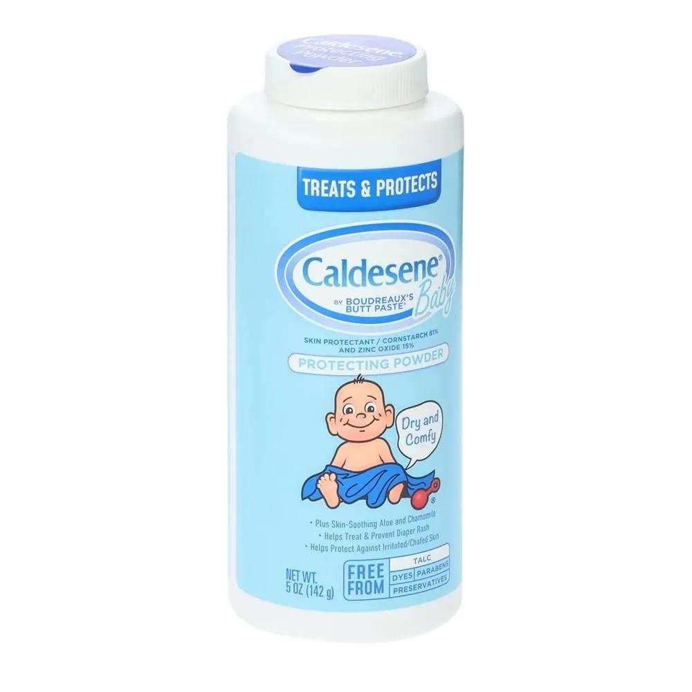 Caldesene Baby Powder 142g 1 Pack Caldesene Cornstarch Baby Powder with Zinc Oxide, Talc-Free Baby