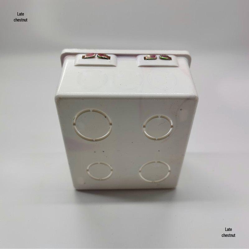 120x120 PVC Junction Box | Large Embedded Electrical Switch Box