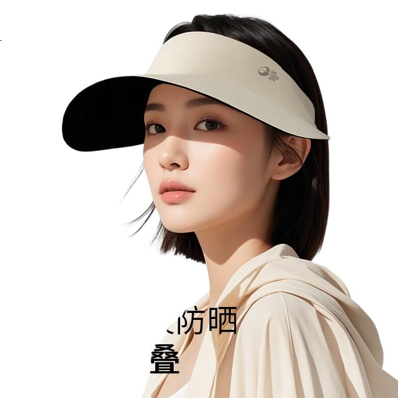 GOLOVEJOY Sun Protection Hat Open Top Summer Outdoor Sports Cycling Commuting Sunshade Wide Brim Foldable
