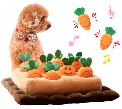 Carrot Field Dog Toy Carrot Harvest Team YCYHHHW Nose Work Mat Dog Educational Toy Pet Supplies Dog Supplies Dog Toy Chewing Lack of Exercise Stress