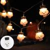 Halloween Pumpkin & Ghost String Lights for Outdoor Decoration and Party Atmosphere