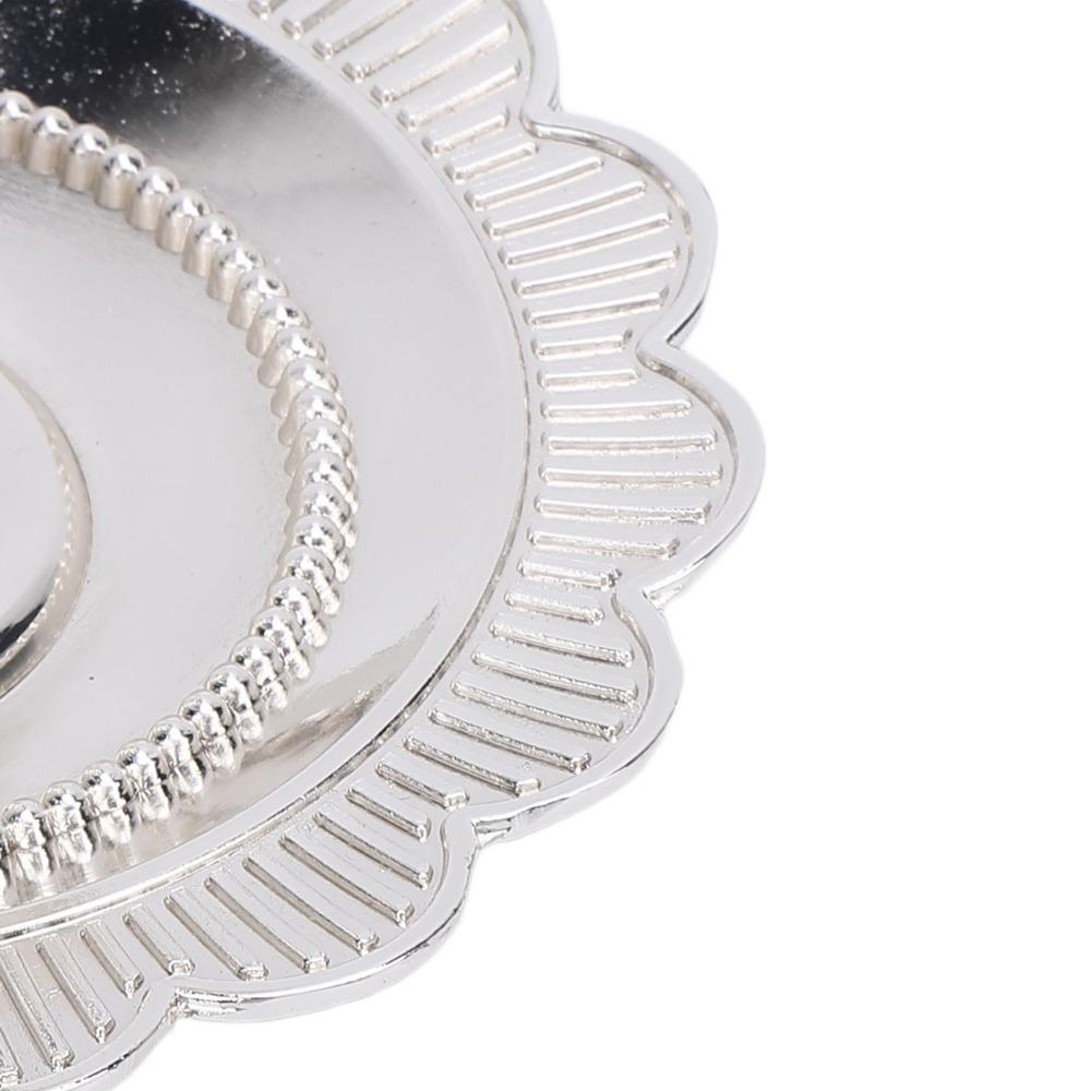 Drip Catcher Tray Taper Candle Holder Zinc Alloy Chamberstick Candle Holder  Dining Table
