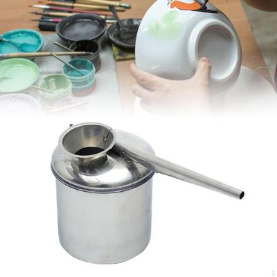Umělecké potřeby Glazovací stříkací pistole, Praktický kovový nástroj pro malování keramiky