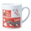 Sun Art Tom and Jerry Set of White Mugs, 2, Love,