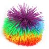Silicone Construction Stress Relief Rainbow Colorful Sensory Toy Ball Shape