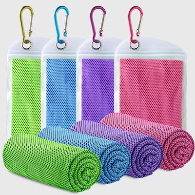 Cold-Feel Sports Cooling Towel with Logo | Quick-Dry Mountaineering Sweat Wipe | Advertising Gift