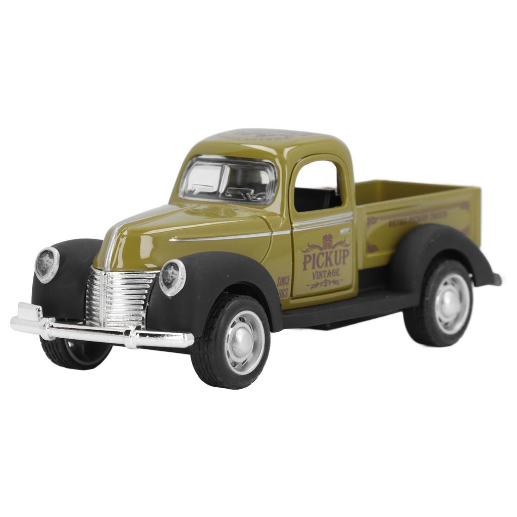 1:32 Scale Alloy Truck Model Toy Diecast Pull Back Ornament Vintage Car Replica Truck Toy for