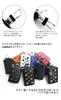AWESOME ASK-STM02 Smart Key Case, Star Studs Series, Black X Gold