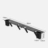 Television Upper Storage Unit Strong Metal Build No Drill Mounting Supports 15lbs Great For Entertainment Systems And Media instances