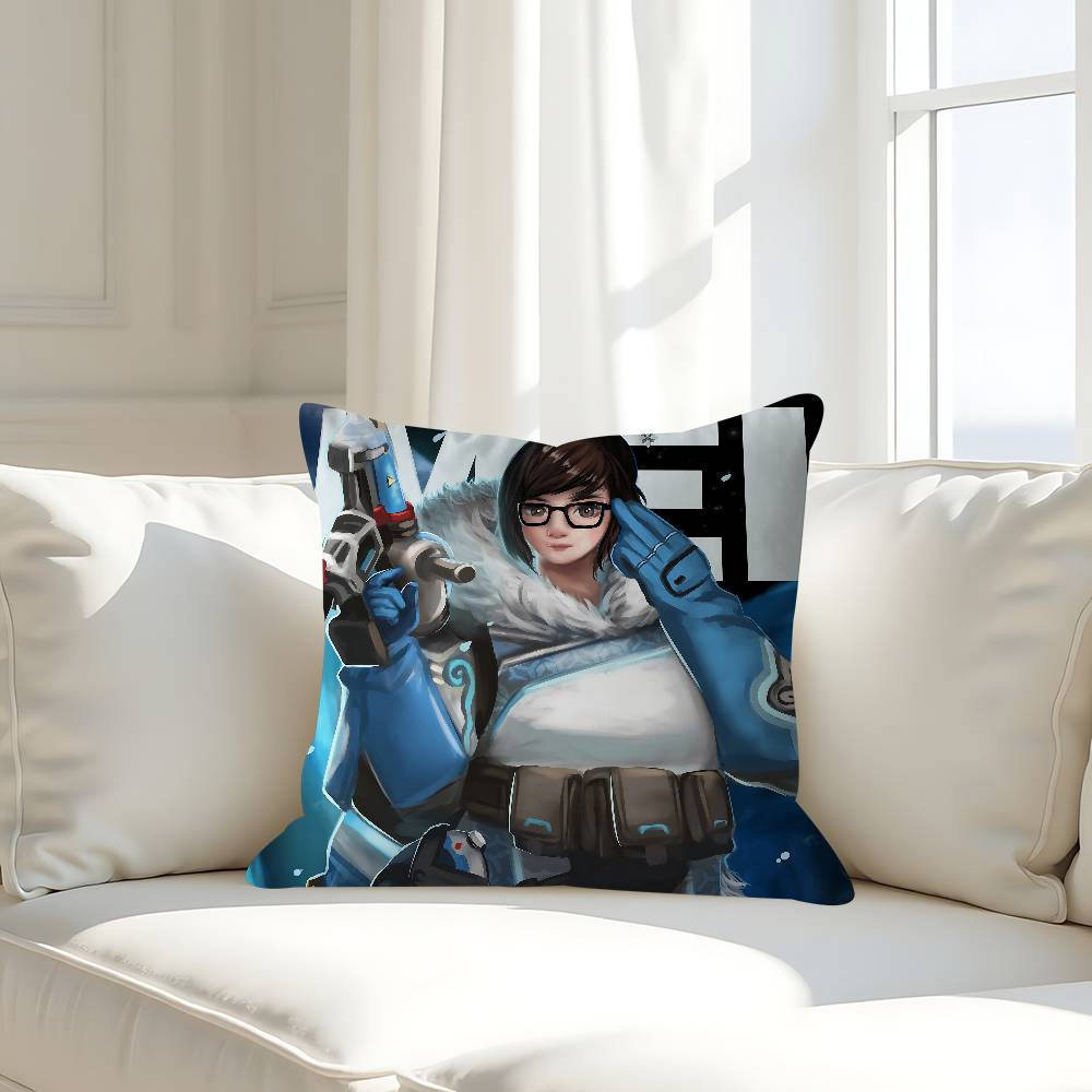 Game O-Overwatch Pillow Cover Design Cushion Cover Decor Holiday Decorati