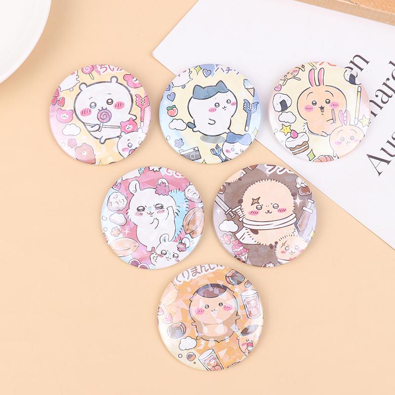 Cartoon Brooch For Kids Gift Enamel Pin Anime Pins Tinplate Chest Badge Hanging Bag Decor
