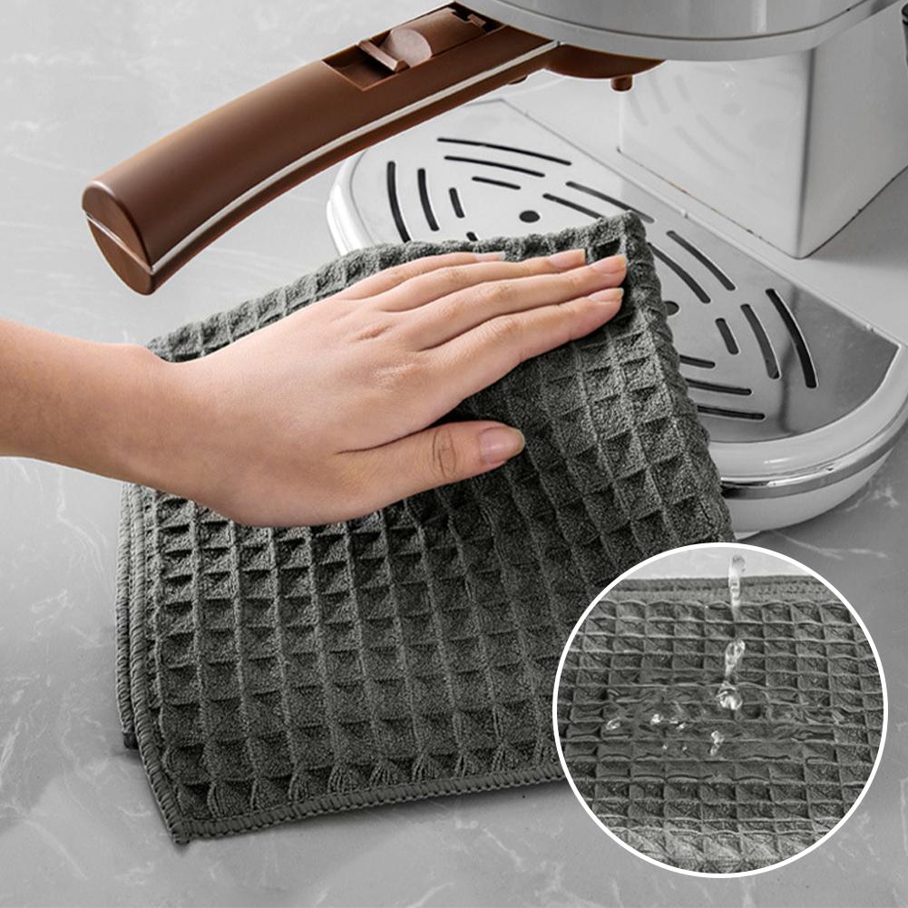 Coffee Bar Cleaning Towels Super Absorbent Microfiber Cleaning Cloth Towel Home Barista Clean Tool Coffee Machine Cleaner