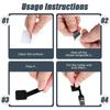 New Reusable Cable Ties Velcro Ties Self-Adhesive Power Cord Cable Holder Adjustable Cord Storage Desktop Organiser Manager