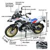 1/9 Scale BMW R1250 GS Adventure Alloy Diecast Metal Model Motorcycle Sound & Light Model Toy Gift with Boyfriend Children Present Kid