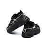 Fila Pepe Shimada X  Cat Paw Fabric Synthetic Leather Collaboration Vintage Low Top Dad Shoes Women sneaker Black F12W124153FBK