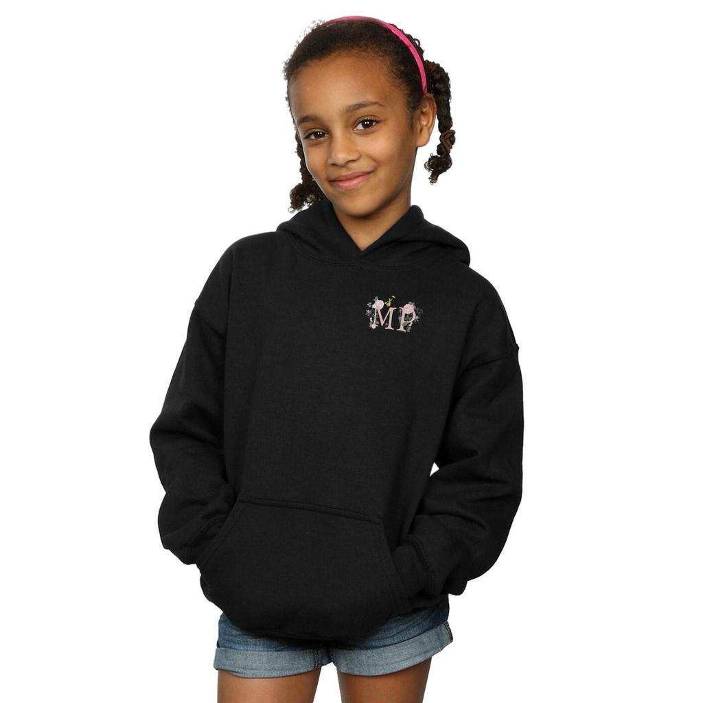 Disney Girls Mary Poppins Letter Breast Print Hoodie