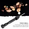 Hand Twist Drill Set with Bits Manual Rotary Wood Plastic Drilling Tool for DIY Craftwork #1