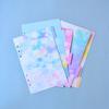 Binders Binder Index Page Cherry Blossoms Style Loose Leaf Separator Page Notebook Divider Index