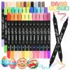 24/48/72Colors DIY Graffiti Pen Double Head Double-Color Watercolor Pen  School Office