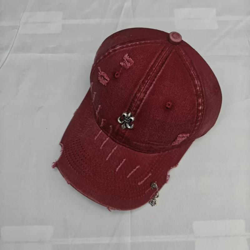 Baseball Cap With Vintage Wash And Embroidered Letters For Casual Everyday Wear