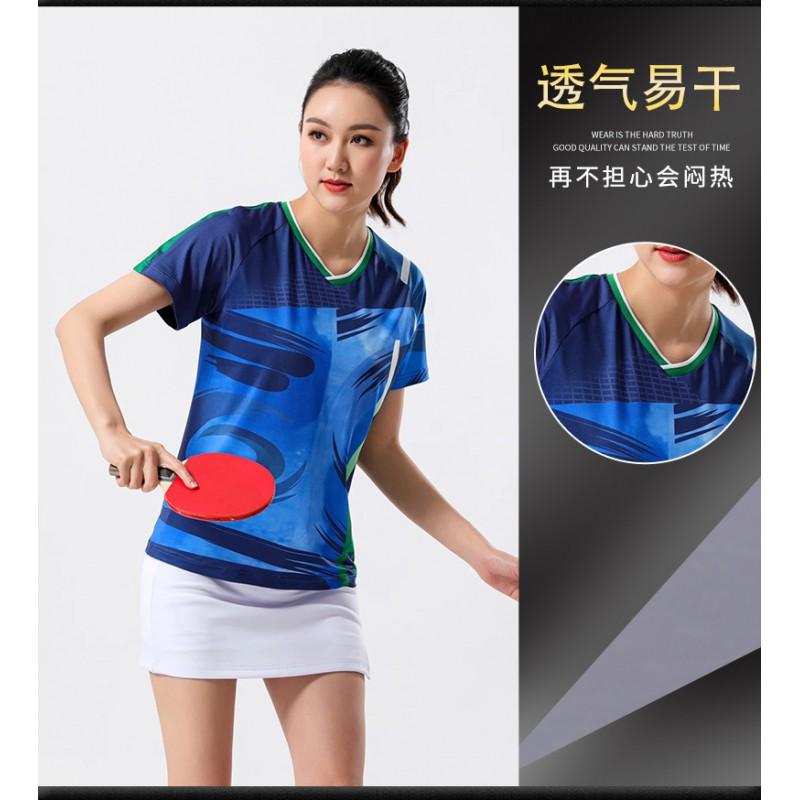 Customizable Sport Uniform Set Badminton Tennis Volleyball Training Kids Adult Breathable Synthetic Fabric