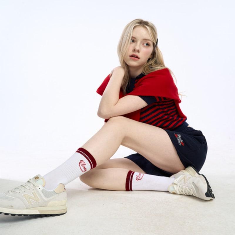 

CLEVER FIELD Умный Логотип Спортивные Носки _КРАСНЫЕ RED