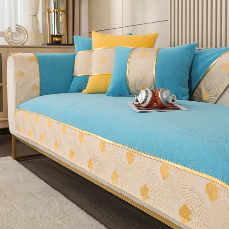 

Подушка для дивана Four Seasons Универсальная современная синельная нескользящая подушка для сиденья Чехол для дивана Чехол «Все включено» Комбинация «Императорская наложница» Утолщенная 70*70cm