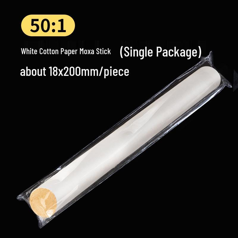 50:1 Gold Moxa Sticks - Three-Year Aged Rolled Mugwort for Moxibustion Therapy