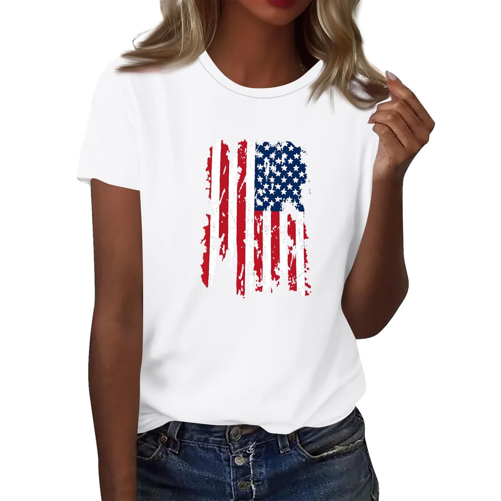 

Women s Casual Sunflower Print Street Slim Fit Short Sleeve T-Shirt Top XL білий