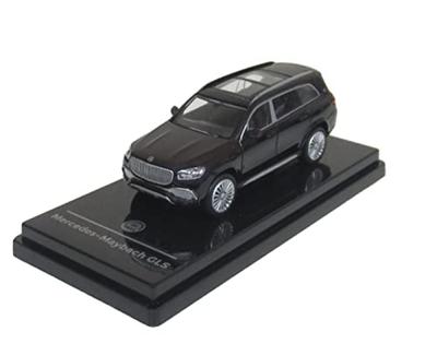 JADI GLS Obsidian Red LHD Scale Model PA55304 Mercedes-Maybach Black/Rubellite 1/64