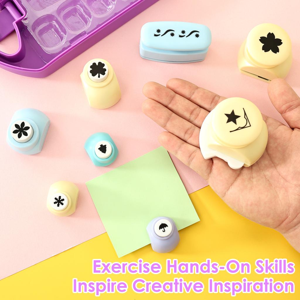 DIY Puncher Shape Cutter Creative Craft Flower Hole Punch Set Paper Cut for Scrapbooking DIY Photo Art Punch Embossing Projects