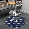 1PCHorse Pattern Office Round Area Rug, Indoor Mat Suitable For Office, Under Office Chairs Bedroom Living Room Home Decor, Room Deco034