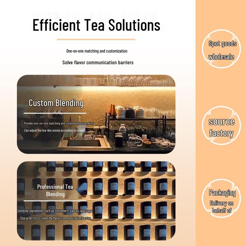 Four Seasons Oolong Green Tea - Spring Milk Tea Blend with Loose Leaf Fruit.