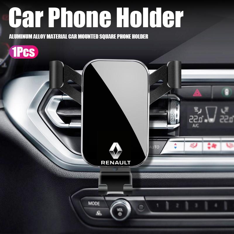 Car Phone Holder Car Air Vent Clip Mount Mobile Cell Stand For Renault Clio Sandero Captur Megane R5 4 E-tech Scenic Austral QM6 Z555