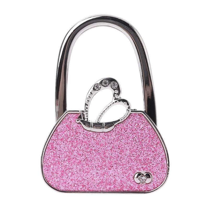 for Butterfly for Rhinestone Foldable Purse Handbag Hanger Table Hook Holder Wom top sale