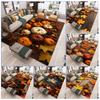 Halloween Pumpkin Decoration Large Carpet Bedroom Bathroom Floor Mat Bedroom Decoration Outdoor Pine Cone Maple Leaf Carpet