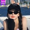 Korean Cat Eye GM UV Protection Sunglasses for Women - Metal Hinge & Fashionable Street Style