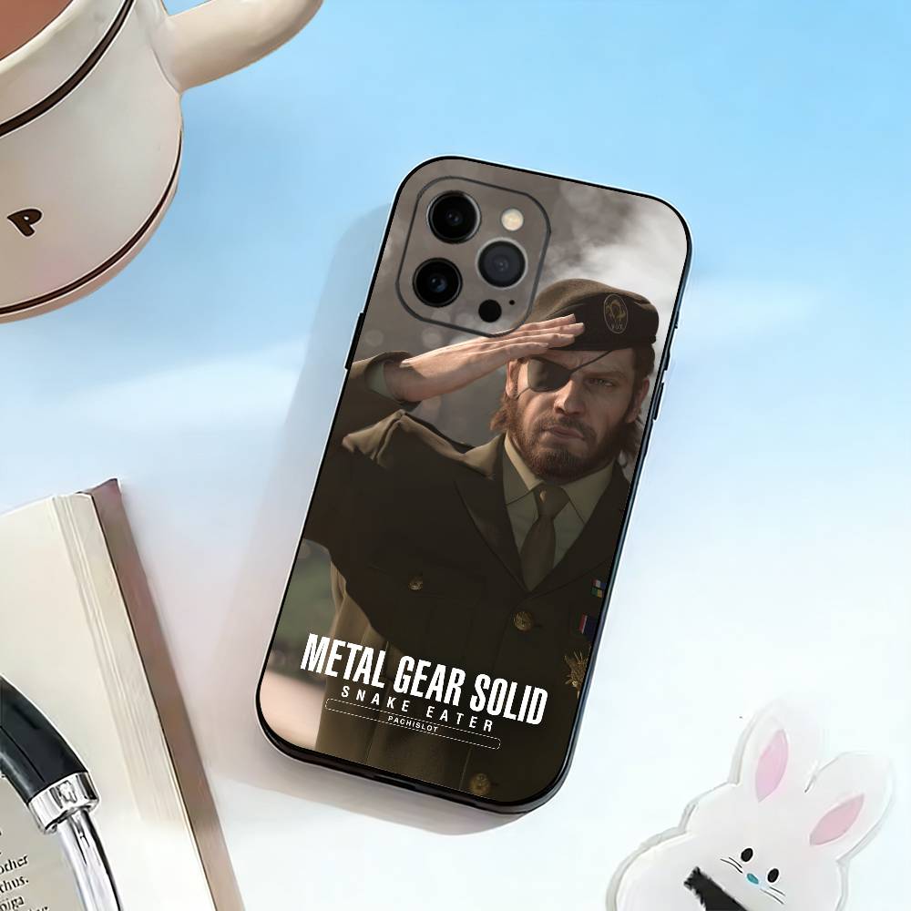 GM-Metal Gear Solid1 Phone Case For iPhone 17, 16,15,14,13,12,11 Plus,Pro Max, Others Soft Black Cover