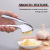 Stainless Steel Manual Garlic Press - Ginger Squeezer Crusher Tool