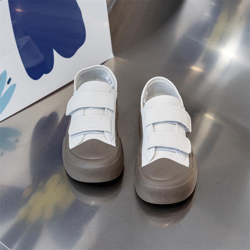 CCVV Damen 2023 Frühling Klettverschluss Casual Sneakers – Bequeme, vielseitige und trendige flache Schuhe