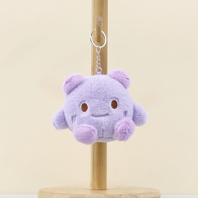 

Плюшевый кролик мягкая игрушка с коротким мехом для подарков и декора детской комнаты брелок Purple