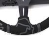 13.5inch Deep Dish Racing Steering Wheels Universal Black Edition Deep Corn 335mm Sports JDM Steering Wheel Suede Doodle