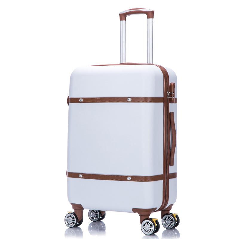 Retro Large Capacity Suitcase with Universal Wheels, Trolley Cabin Luggage for Men and Women
