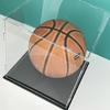 Clear Basketball Holder Box Soccer Display Stand Box Dustproof Showcases Basketball Display Case Easy to Install