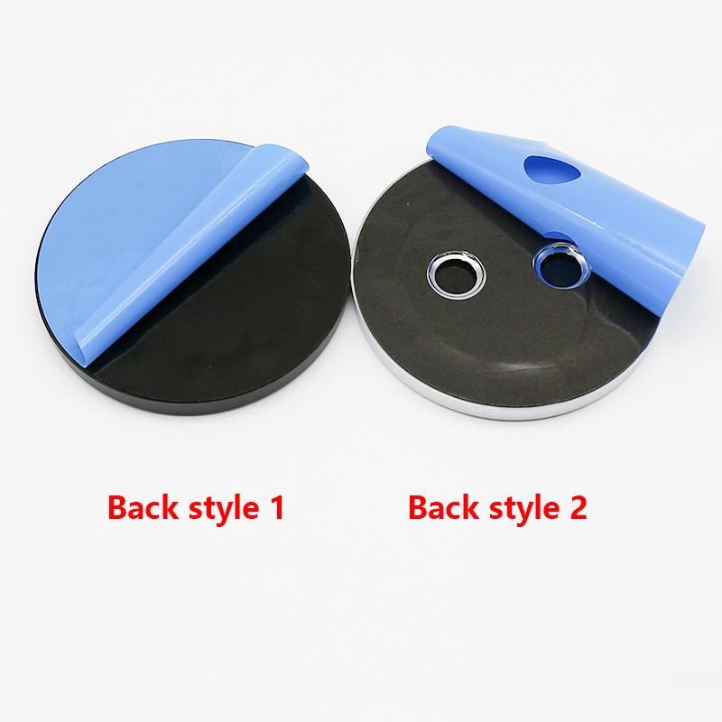 BQYI9 15CM ABS Car Tail Emblem Trunk Round Badge Sticker For Ford Mustang 5.0 ROUSH SHELBY GT 500 Cobra LAGUNA Tail Box Cobra Shape GT