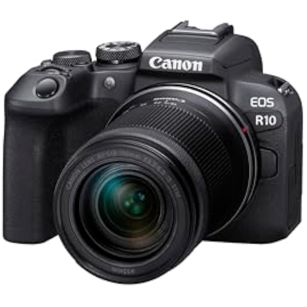 Canon Mirrorless SLR EOS R10 Lens Kit (RF-S18-150) Black/APS-C/EOSR10-18150ISSTMLK