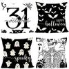 Halloween Pillowcase Pumpkin Skull Funny Ghost Cushion Cover Sofa Living Room Decoration Pillow