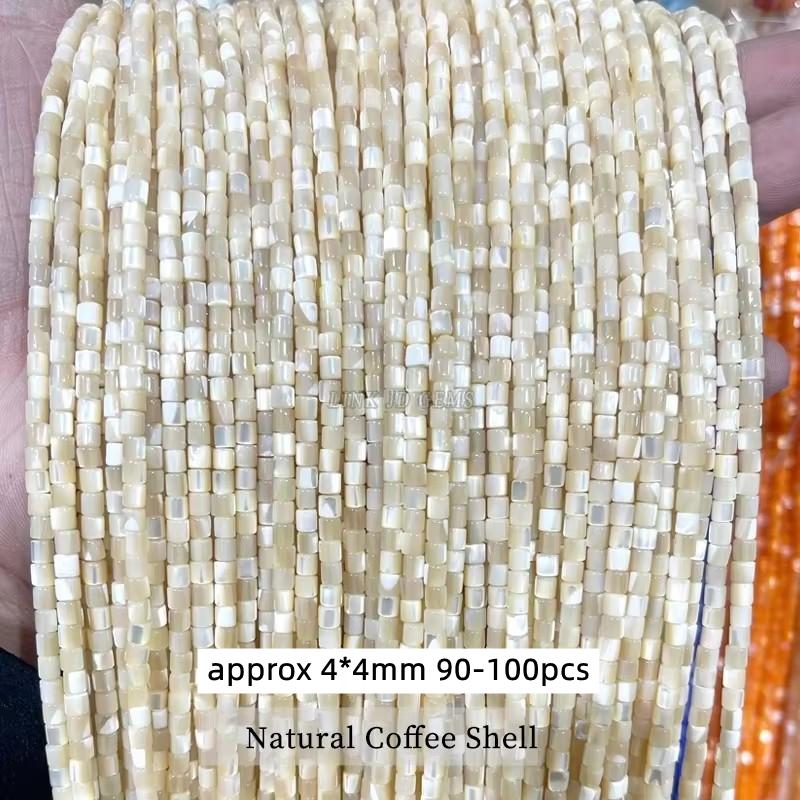 Natural Shell Beads Irregular Shape Smooth Beads Loose Spacer Bead For Jewelry Making Diy Earrings Necklace Accessory Findings